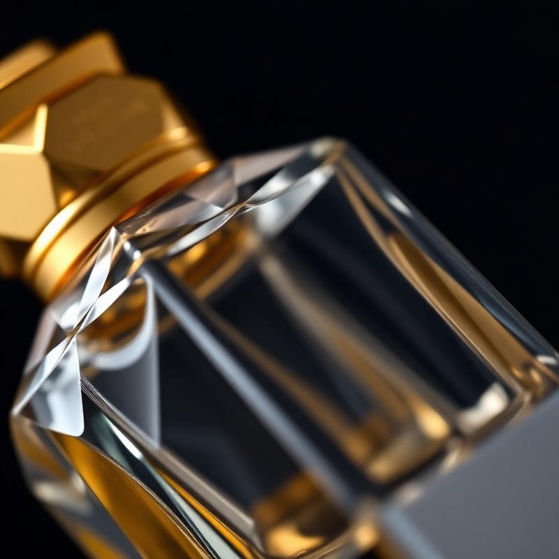Luxury fragrance bottle detail
